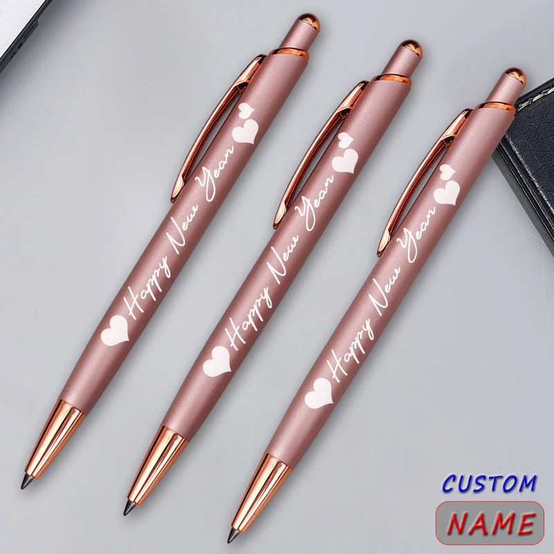 Personalized Luxury Ballpoint Pen Metal School Teacher Gift Supplies Stationery Office Writing Useful Lettering Cute 2025