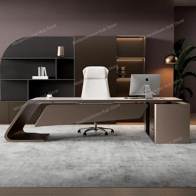 Organizer Desktop Executive Desk Storage Manager Standing Computer Office Desk Bureaux Drawers Mesa Escriotorio Home Office