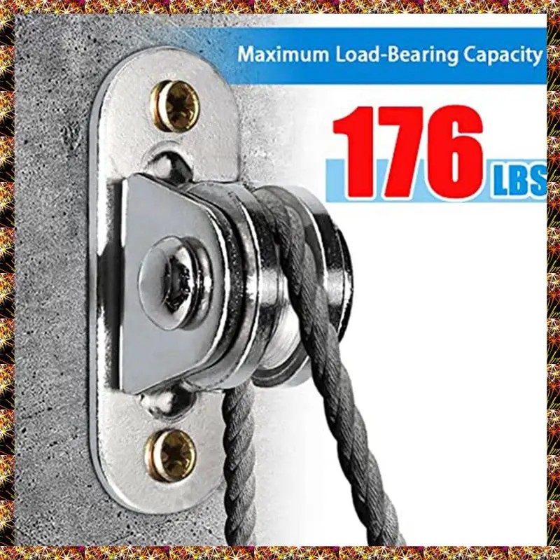 Bloco de polia de aço inoxidável btcl 304, bloco de polia pequeno, polia silenciosa, manuseio de material e kit diy, 8 peças