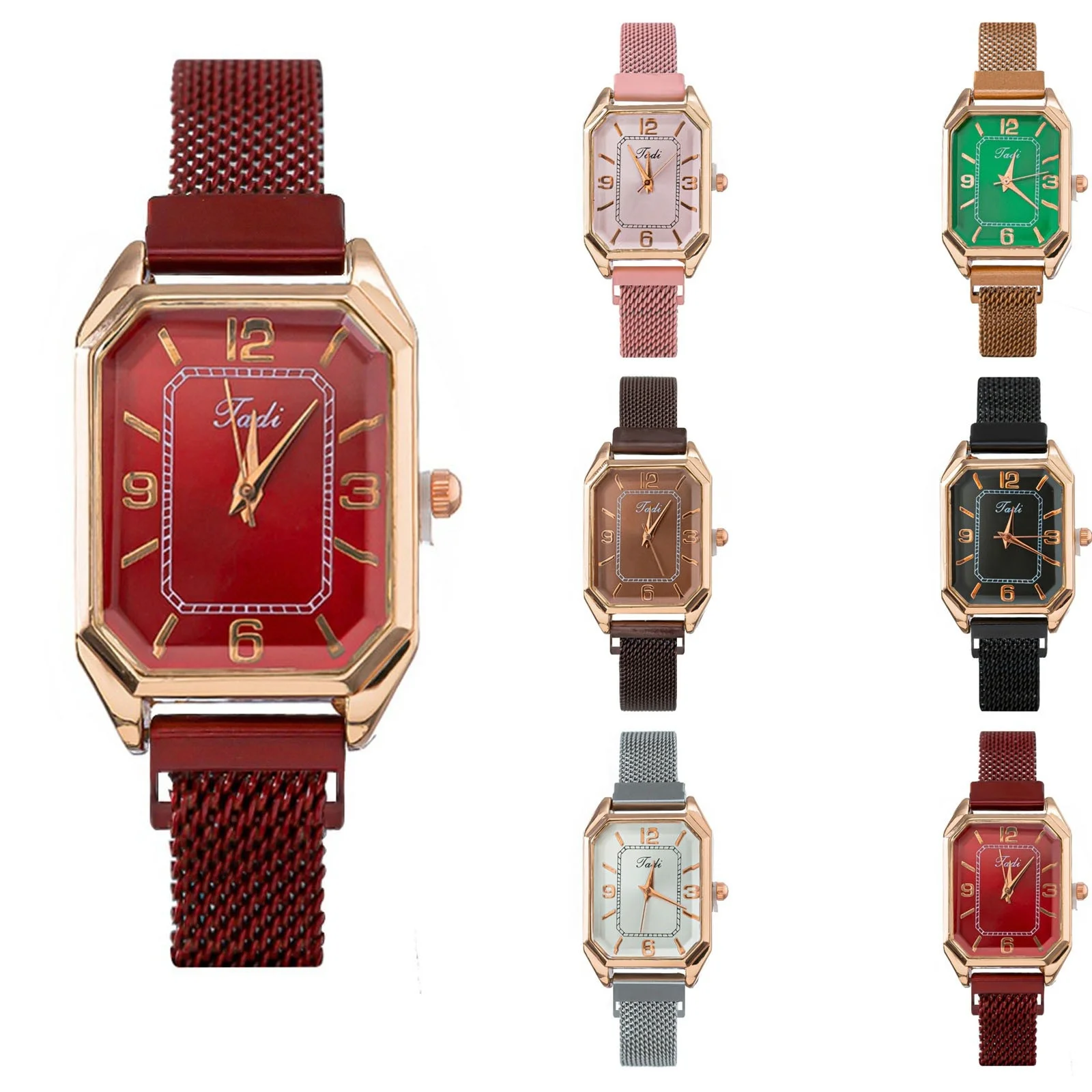 YHOPE ساعة جلدية عصرية جديدة للنساء #2