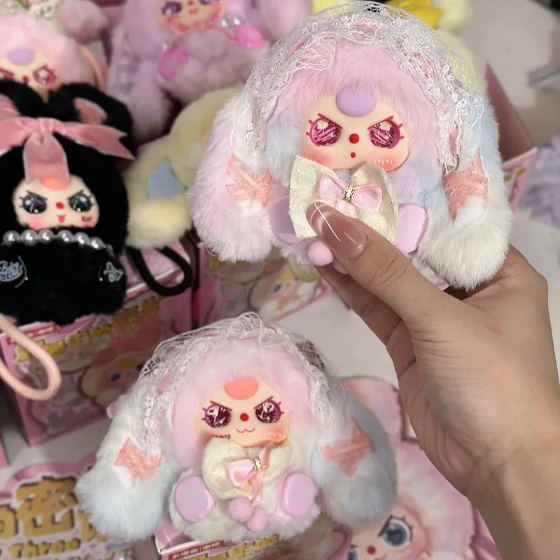 

New Authentic Baby Three Romance Cipher Series Plush Blind Box Fashionable And Popular Dolls Cute Bag Pendants Girls' Gifts