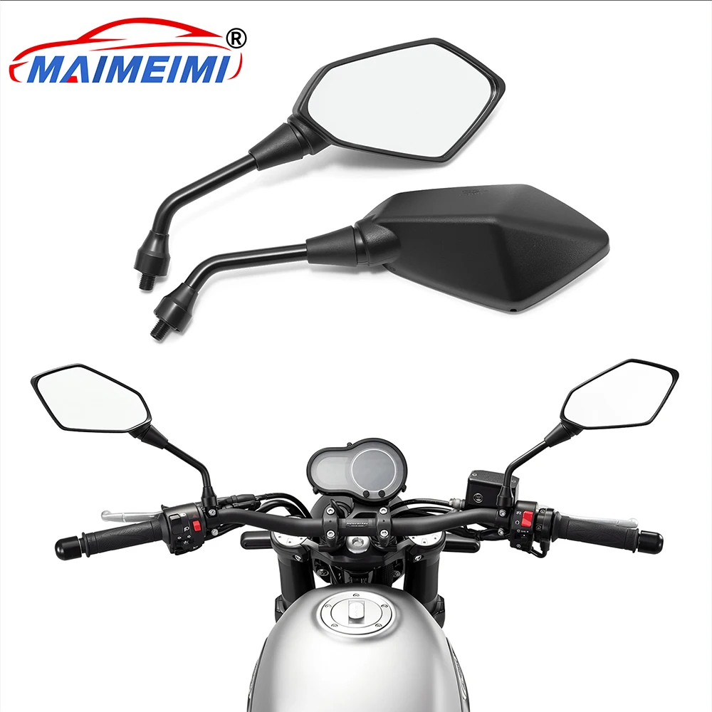 Motorcycle Left and Right Rearview Mirrors for LONCIN Voge LX500R 300AC 300R 650DS 500DS DS525X 525DSX Motorbike Side Mirrors