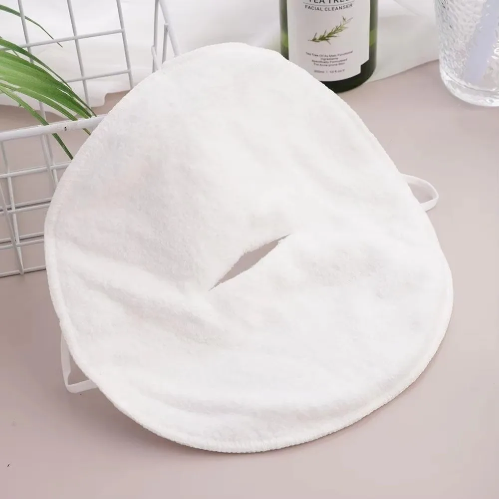 New Hot and Cold Compress Face Towel Masks Hanging Ear Reusable Hot Compress Towel Wet Compress Facial Steamer