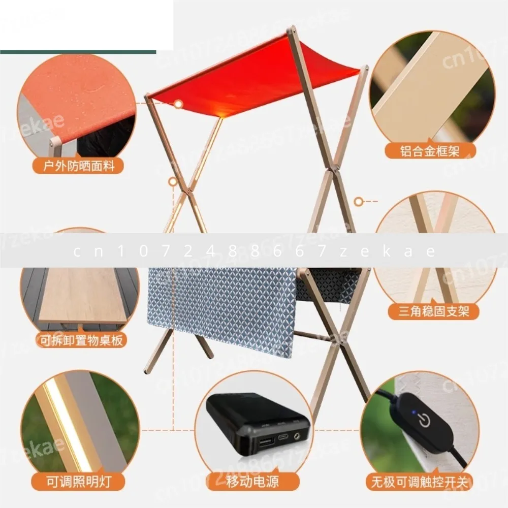

Display Stand Activity Booth Outdoor Booth Rack Folding Promotion Table Pin Rack Integrated