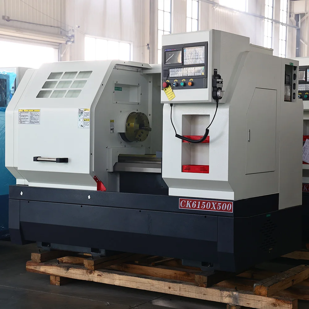 High Rigidity Horizontal Flat Bed CNC Turning Lathe with GSK/FANUC Control System
