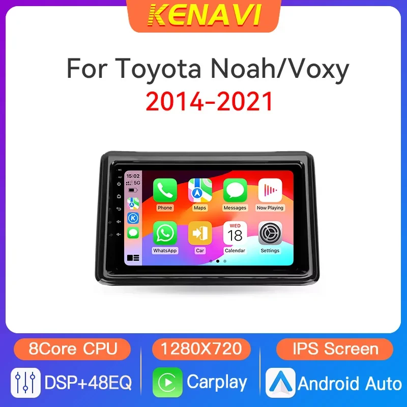 

Car Stereo Radio Multimedia Video Player For Toyota Noah Voxy R80 2014 - 2021 Navigation GPS WiFi Carplay Android 2Din Head Unit