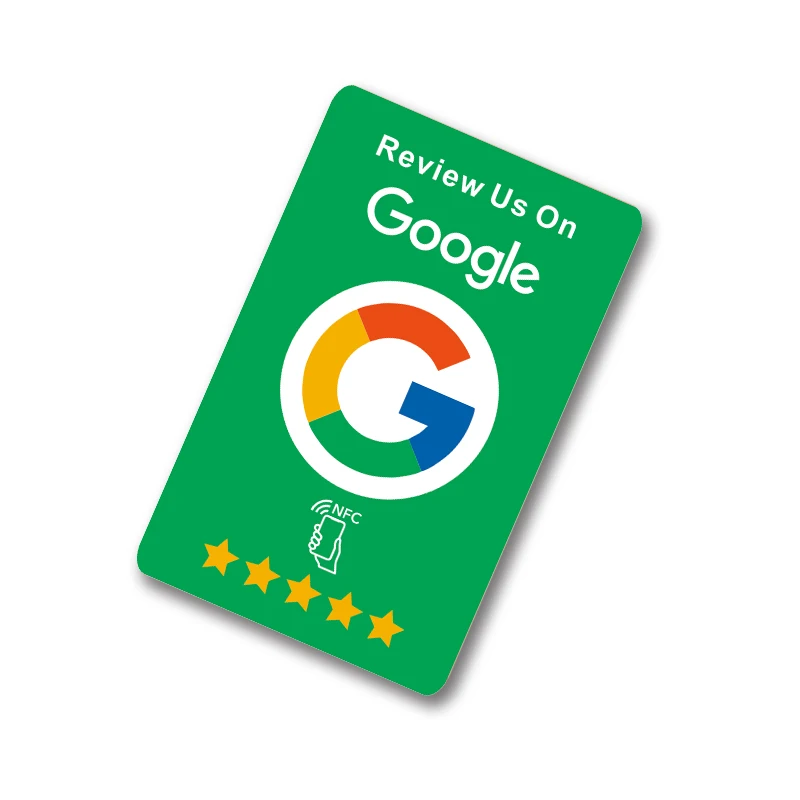 Kontaktlose Google Review-Karte NFC-Karten tippen, um Pop-up-Link steigern Sie Ihre Bewertungen