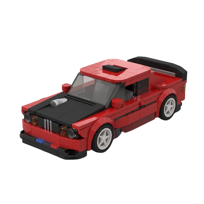 

Custom MOC building blocks toy Red Car Sports car model 301pcs Creative holiday gift for boys