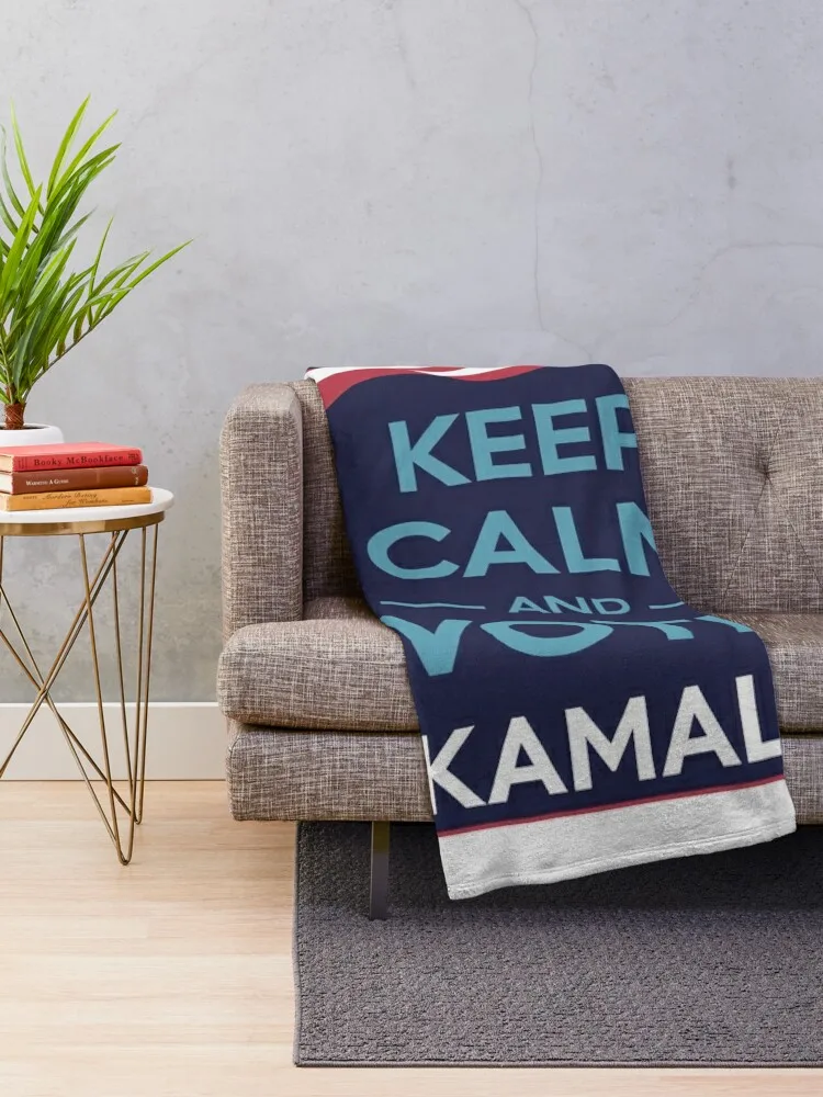 Keep Calm And Vote. Kamala Throw Blanket Weighted Decorative Throw Blankets