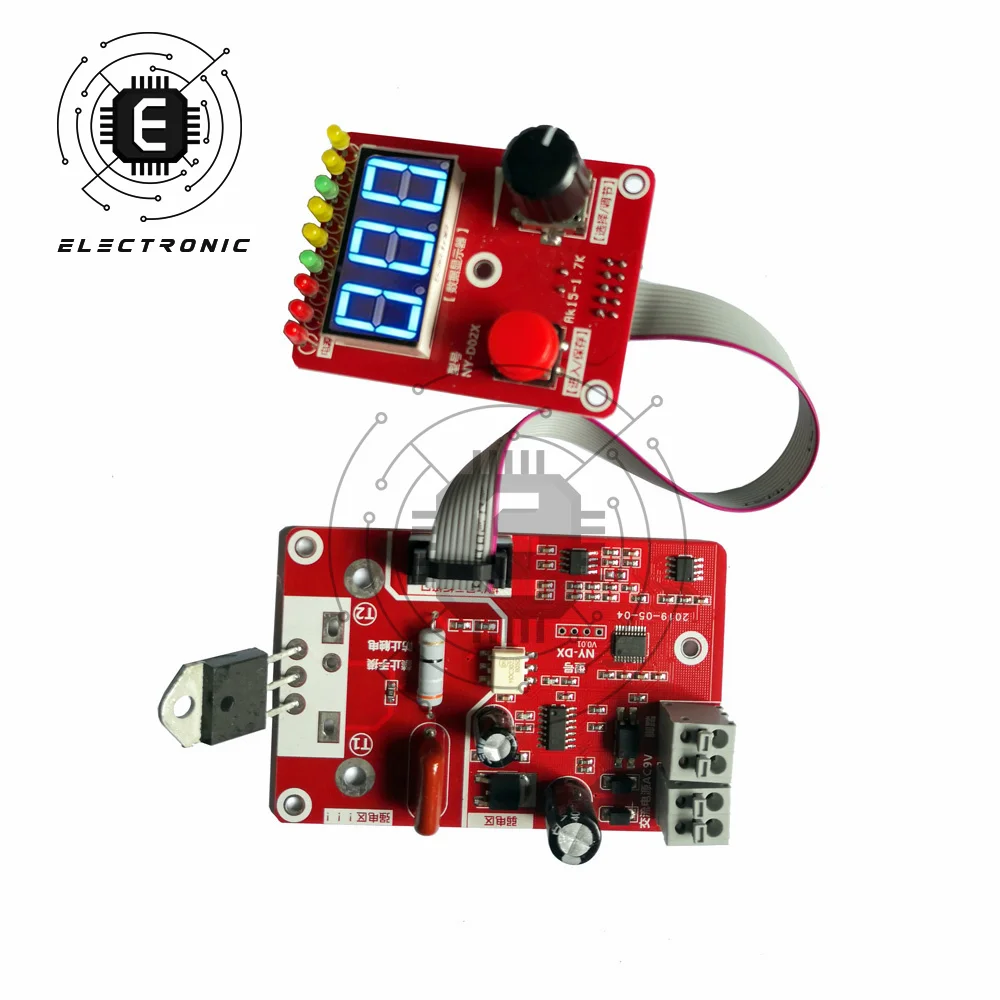 Imagem -02 - Duplo Pulso Ponto Máquina de Solda Encoder Tempo Módulo Dígito Painel Controle Placa Controlador Atual Ajustável Ny-d02