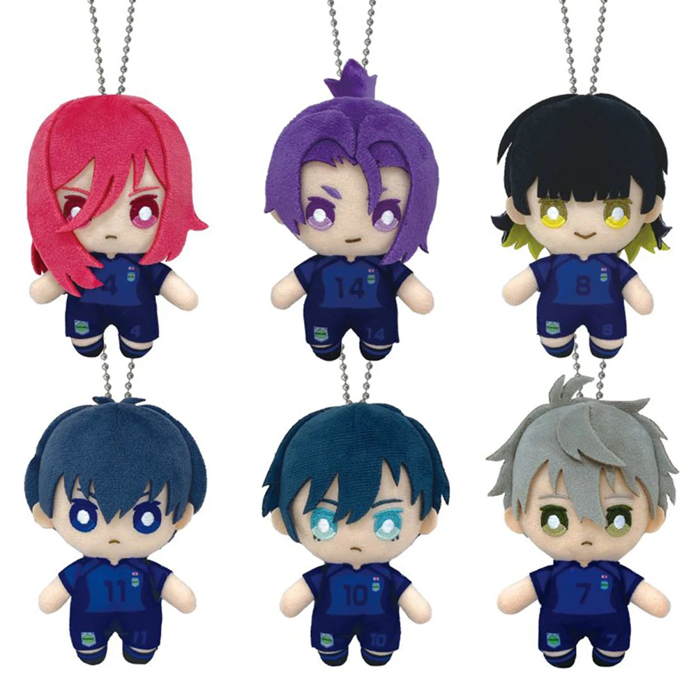 

Anime Plush Pendant KeyChain Yoichi Isagi Nagi Seishiro Mikage Reo Rin Itoshi Itoshi Sae plush doll Backpack pendant Toys Gifts