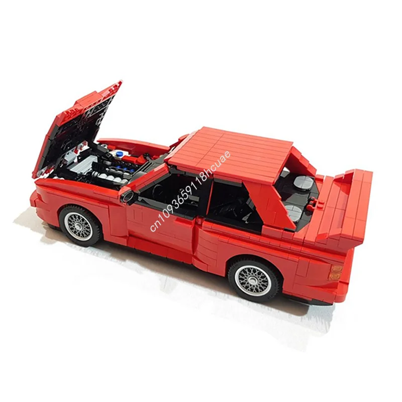 1493PCS MOC Sports Car BMW M3 (E30) Technology Model Building Blocks Stacking Bricks Creative Kid Toy Gift Diy Educational