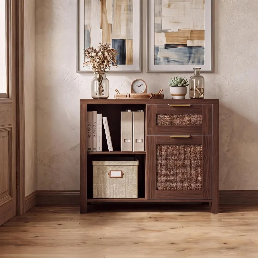 en File Cabinet, Office Storage Filing Cabinet with Drawers