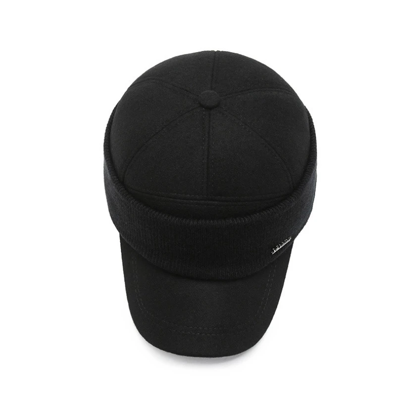 

Winter Men Warm Hat Thick Baseball Caps for Men Earmuffs Hats Dad Hat Outdoor Windproof New Casual Sports Hat Snapback Cap