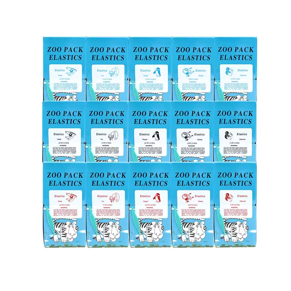 1000pcs/10bags Dental Orthodontic Elastic Band Latex Rubber Band Model 3.5OZ 5.0OZ 6.5OZ for Brackets