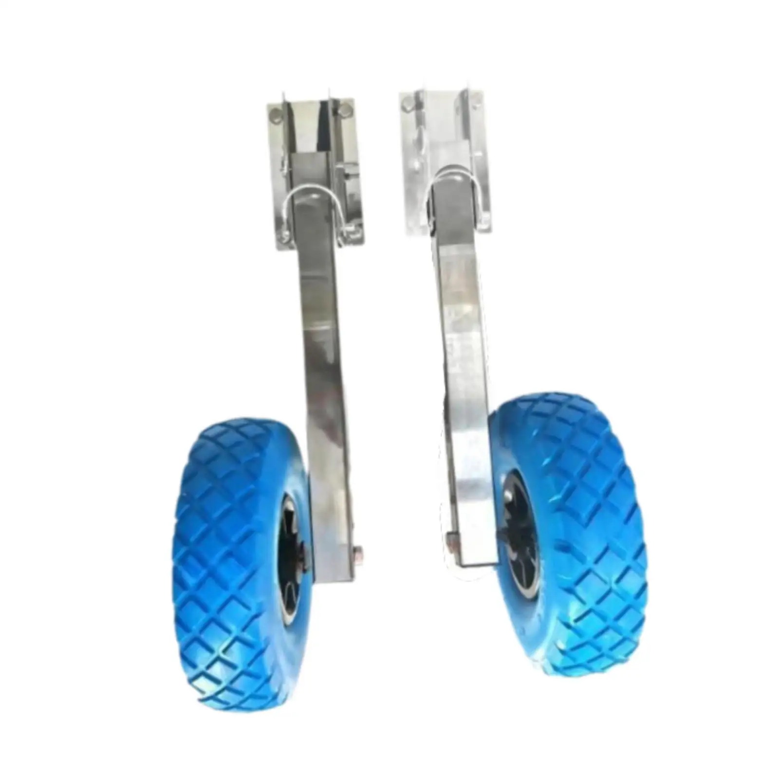 2x Boat Launching Wheels Repair Dolly Wheels for Dinghy Mud Boats Rowboats