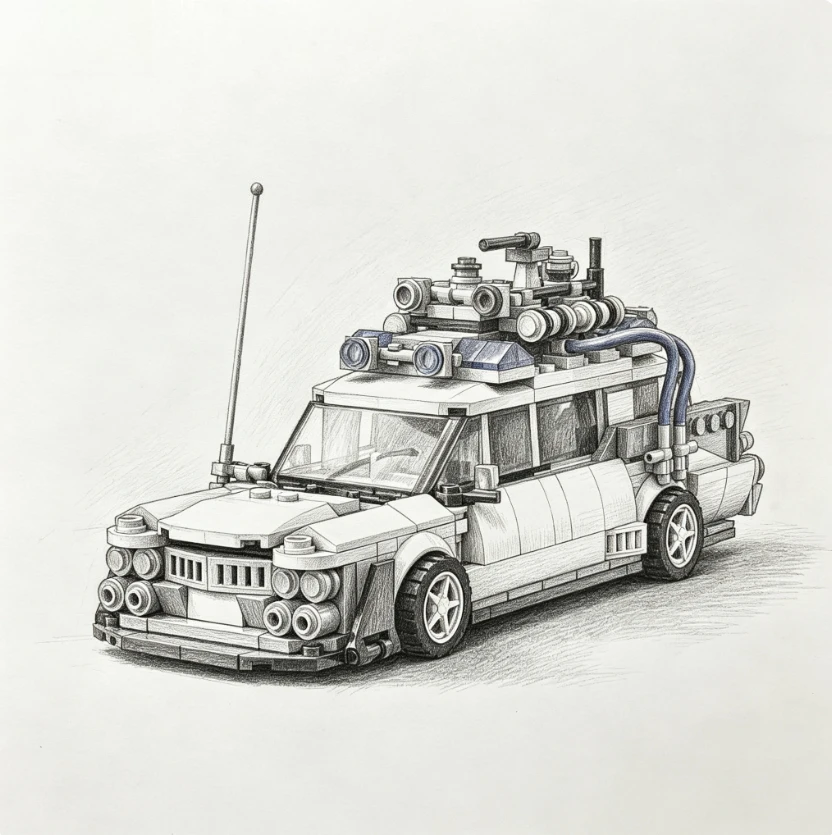2026 New MOC Movie Technical Cars Model Building Blocks Vehicle MOC  Bricks DIY Education Bricks Toys Xmas gifts Toys Gifts