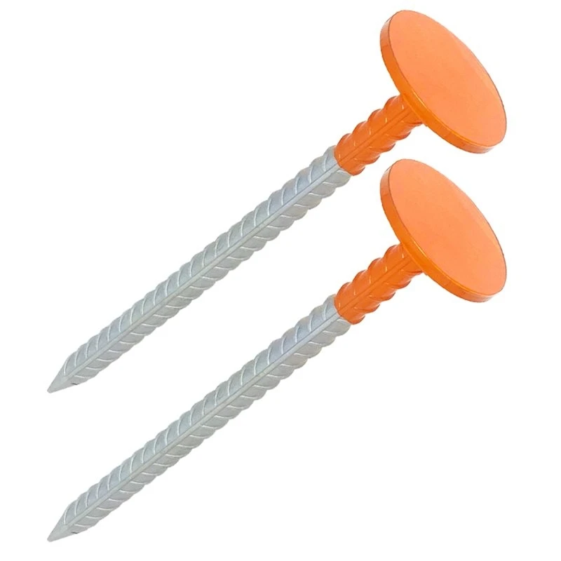 ABHI-Camping For Outdoor Use 2 Pack Heavy Duty Rebar Survey Marker Stakes-12