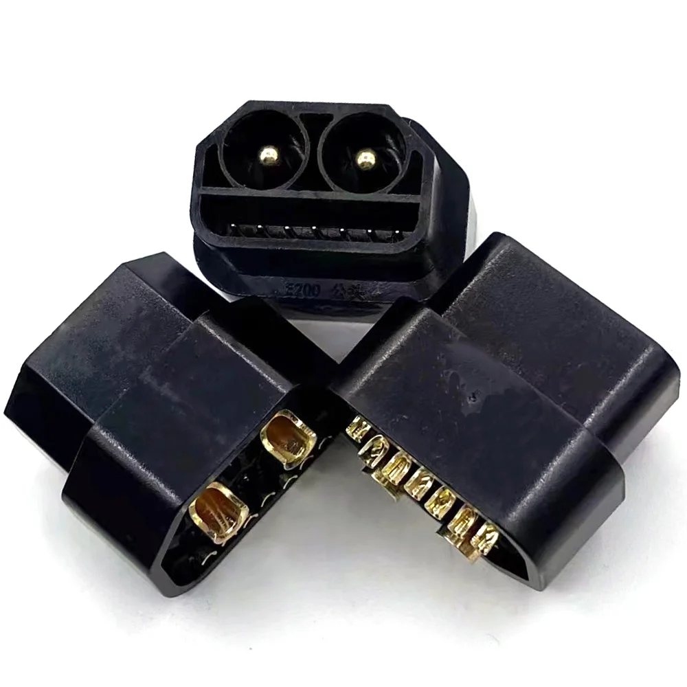 E100 E125 E200P MK2 E110L N100 Electric Vehicle Battery 2+6 Pin Header Male Socket Gold-Plated Connector Docking Plug