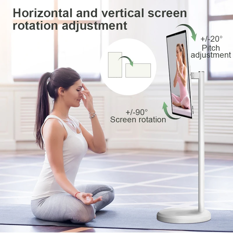 تلفزيون شاشة ساخنة تصميم فريد من نوعه آلة إعلان الشاشة الذكية Incell شاشة LCD Android OS تلفزيون ذكي متنقل مع تلفزيون بطارية كبيرة