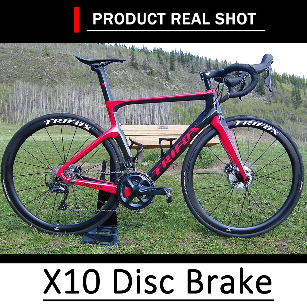 TRIFOX  Aero Bike Frame Disc Brake Thru Axle Speed Full Carbon Fiber Road Bicycle Frameset X10