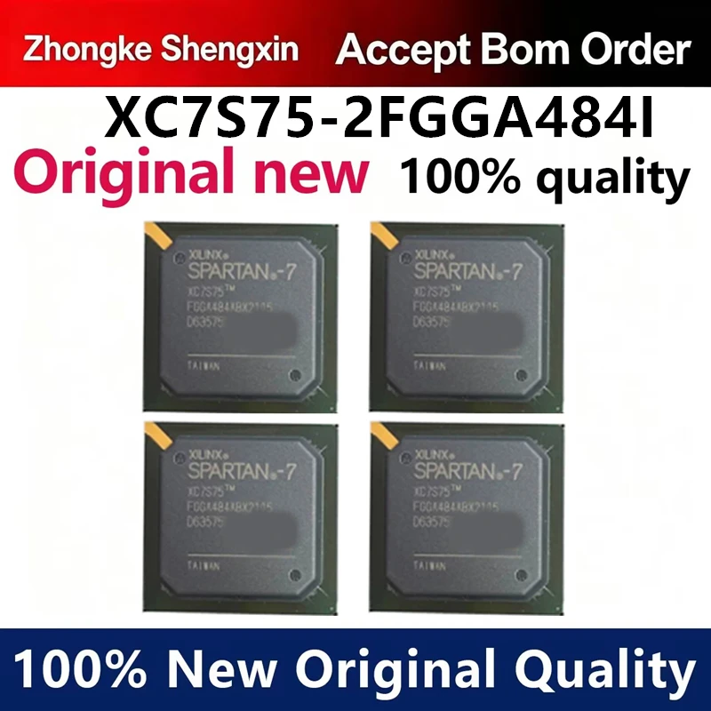 （5pcs-100pcs）XC7S75-2FGGA484I original genuine FBGA484 programmable logic device IC FPGA chip matching order