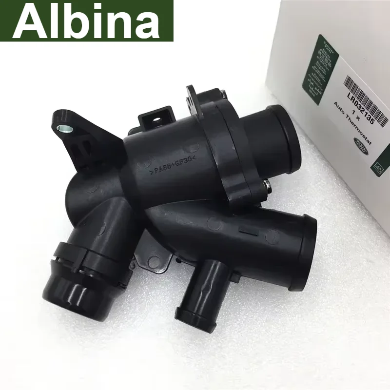 LR032135 LR035124 AJ812976 Coolant Thermostat Housing Fit Land Rover Discovery 4 Range Rover Sport Velar 3.0 V6 5.0 V8 Petrol