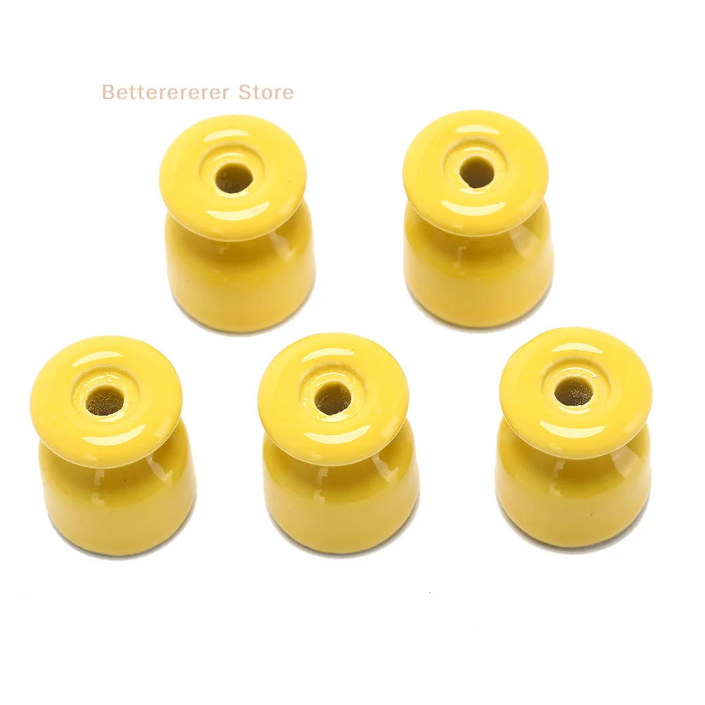 5Pcs/lot Porcelain Insulator for Wall Wiring Ceramic Insulators