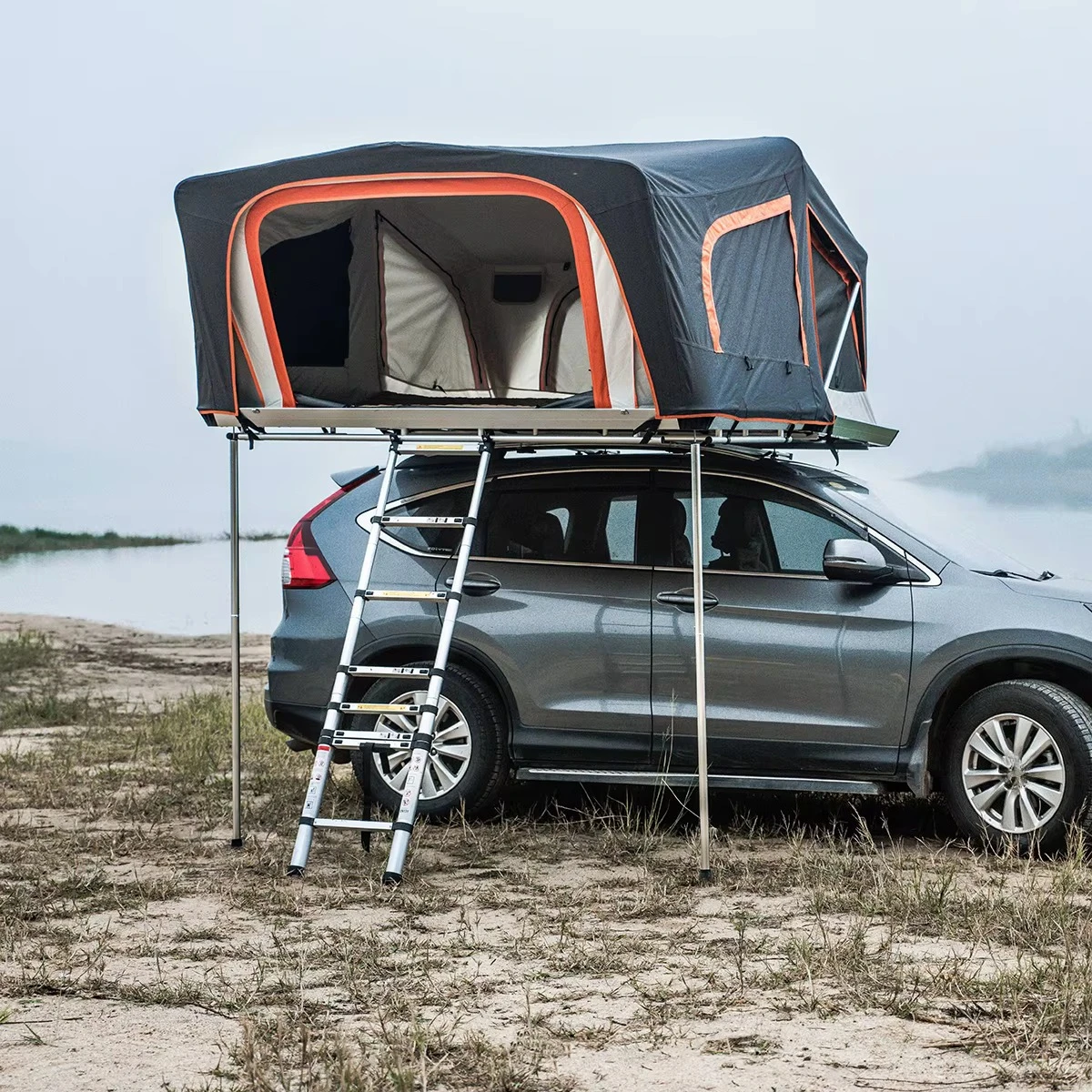 Roof Rack Tents Hard Shell Roof Top Car Tent Roof Top Waterproof 4 People Rooftop Tent Aluminum