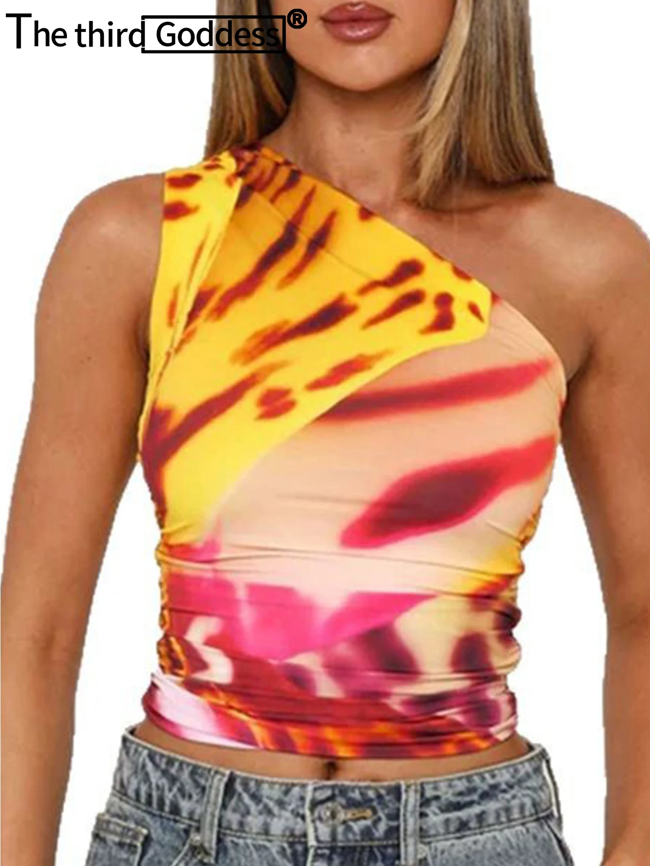 Sexy printing crop top women clothing summer body tank tops woman y2k clothes vacation beach party tops streetwear top outfit HL