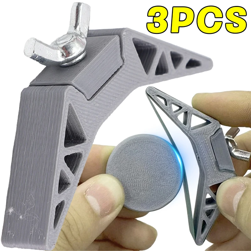 3/1pcs Model Curved Grinding Tools Handhold Flat Curved Surface Sander Sanding Polishing Tool Adjustable Sandpaper Tension Grit
