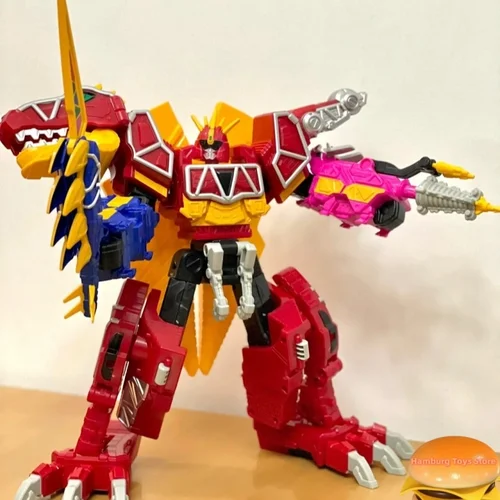 재고 있음 반다이 DX 디럭스 Zyuden Sentai Kyoryuger 애니메이션 피규어 컬렉션 장식품 장난감 선물