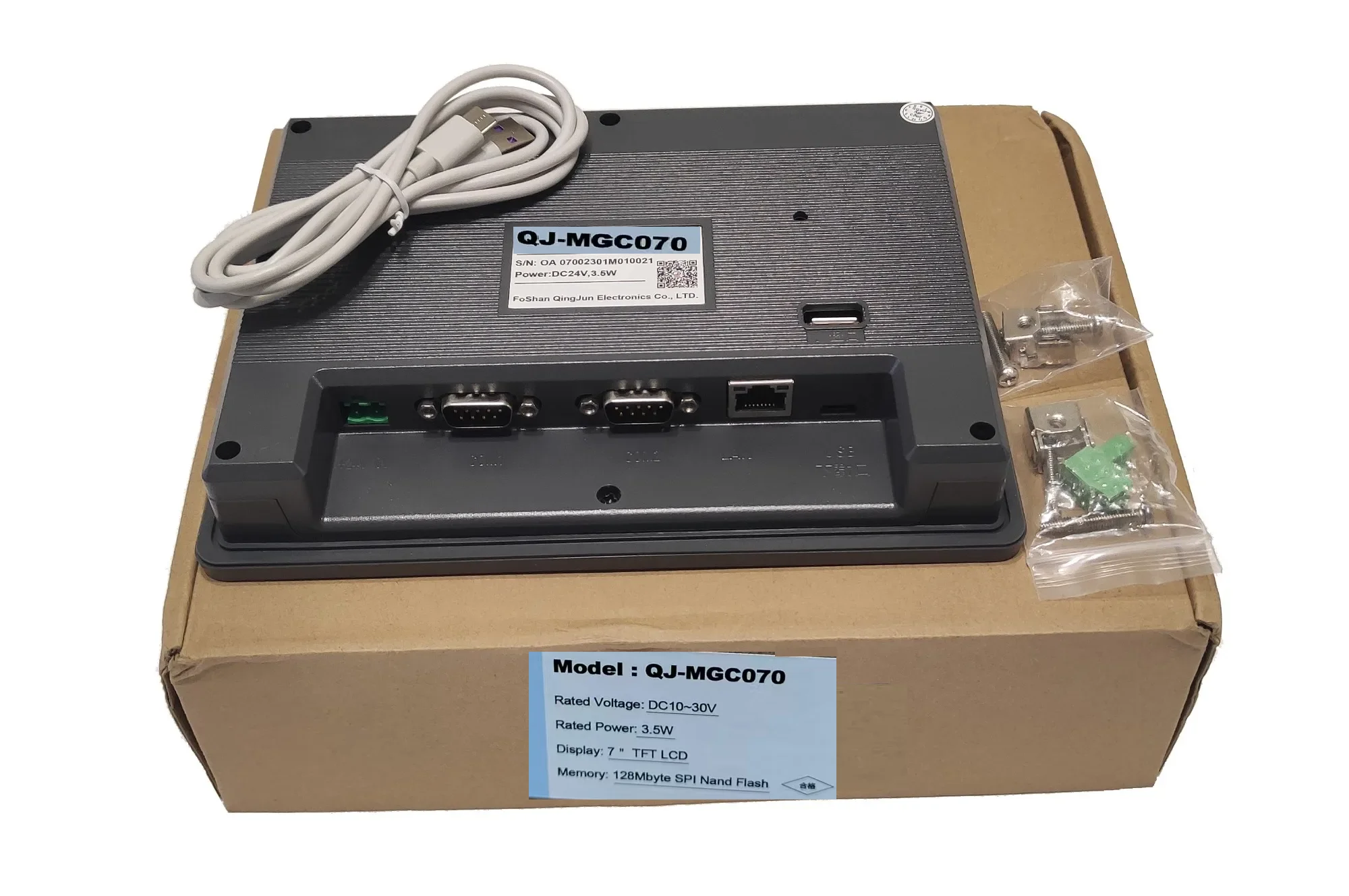 4.3-inch 7-inch 10-inch Ethernet RS485 232 HMI Resistive Touch Screen Human Interface MGC Series HMIs