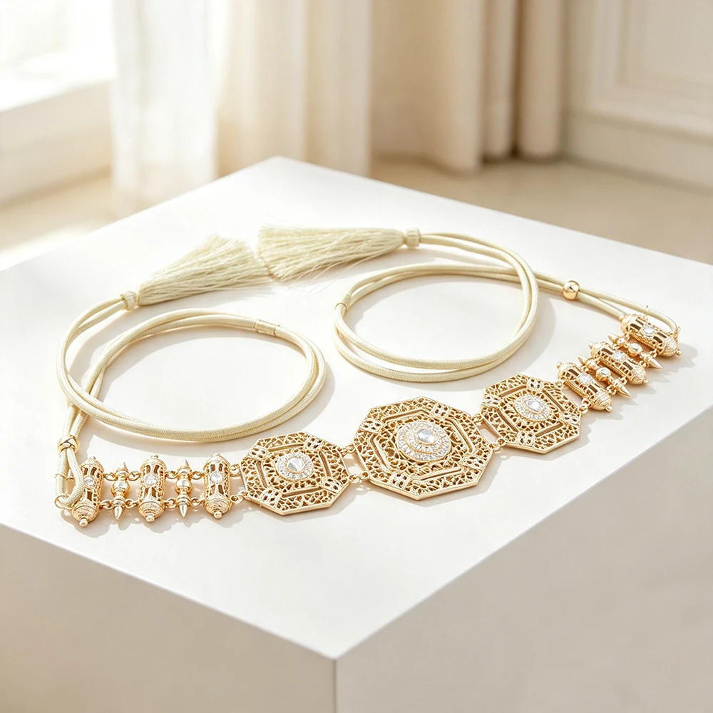 Ceinture dorée pour femme avec - Body Jewelry avis et prix