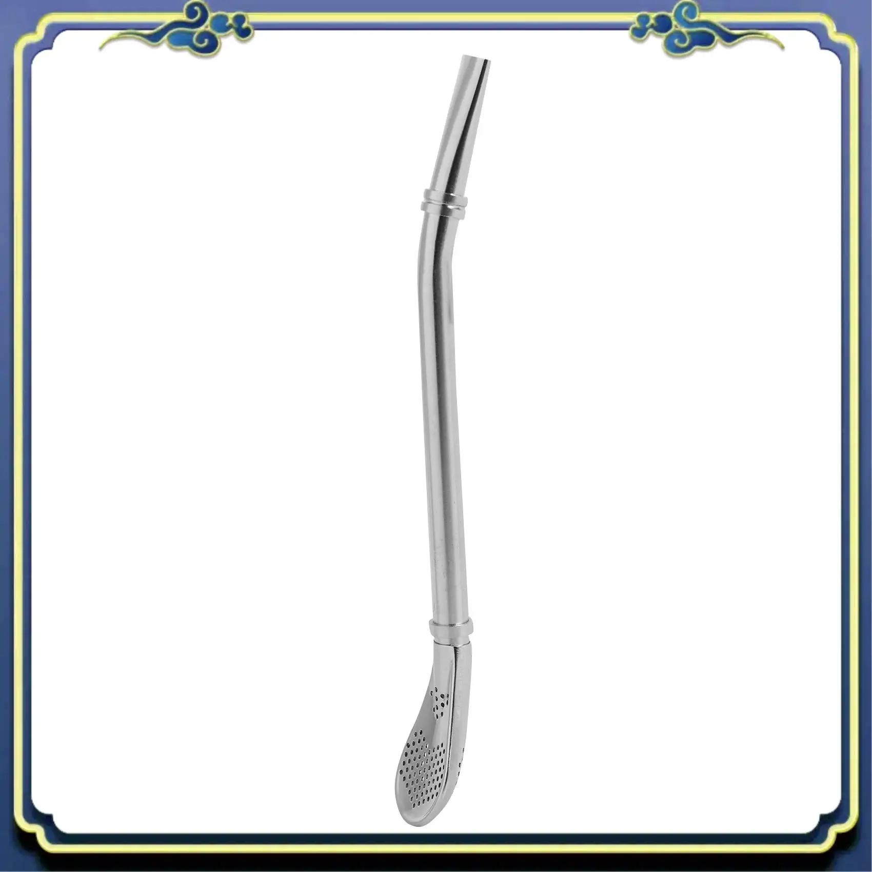 Latest Set Of 2 Pcs - Stainless Steel Yerba Mate Tea Bombilla Gourd Drinking Straw Filtered