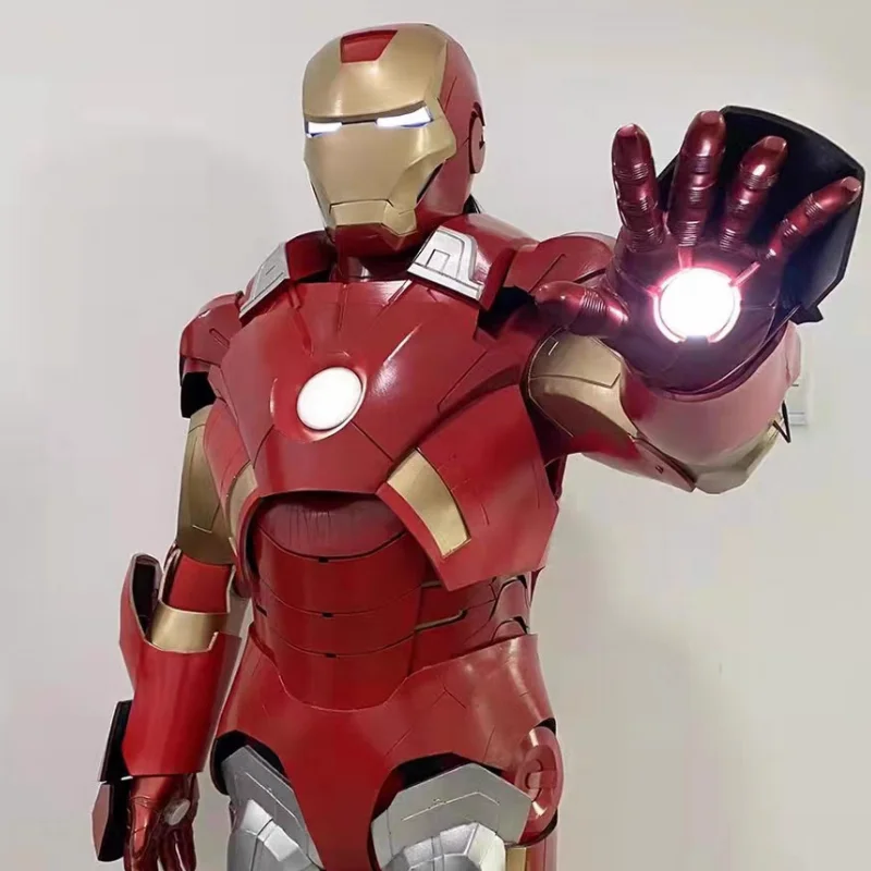 2023 Iron Man Adult Children Wear Iron Man Real People Wear Clothing Props Armor Armor Cosplay Outfit Perform Bar Show Gift