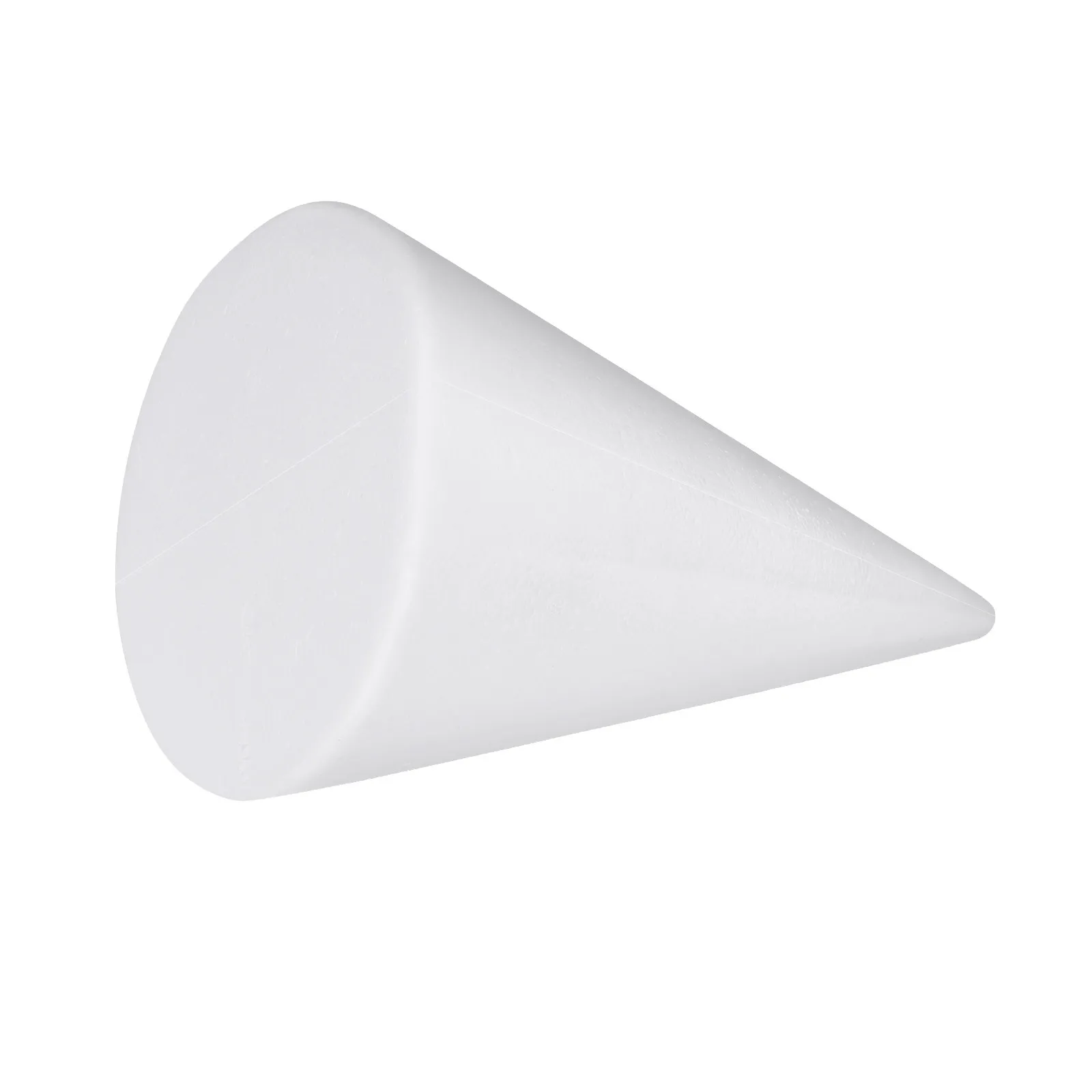 

34.5X19.5Cm White Craft Cones Kids Diy Foam Table Centerpiece Party Decor Cone Shaped Craft Project Cone Handcraft Supplies