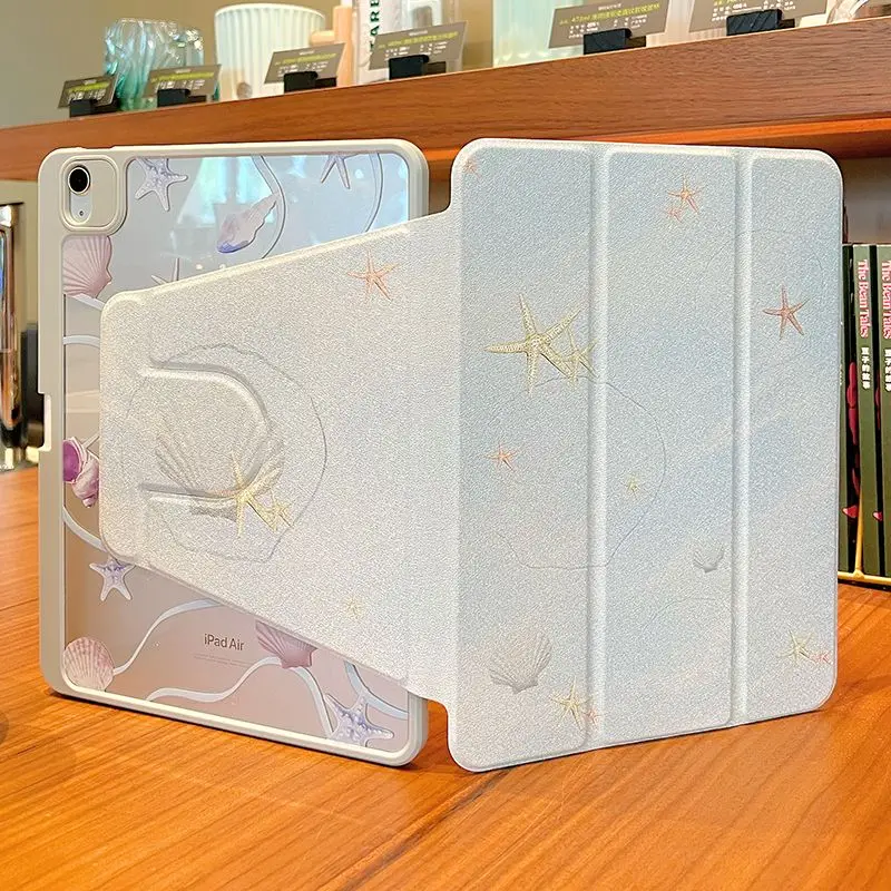 

Чехол для iPad 7/8/9 10-го поколения 10,9 Air3 4 5 Mini 6 Pro 11 12 9-дюймовый чехол 2018 9,7 5/6 с вращающейся подставкой для планшета