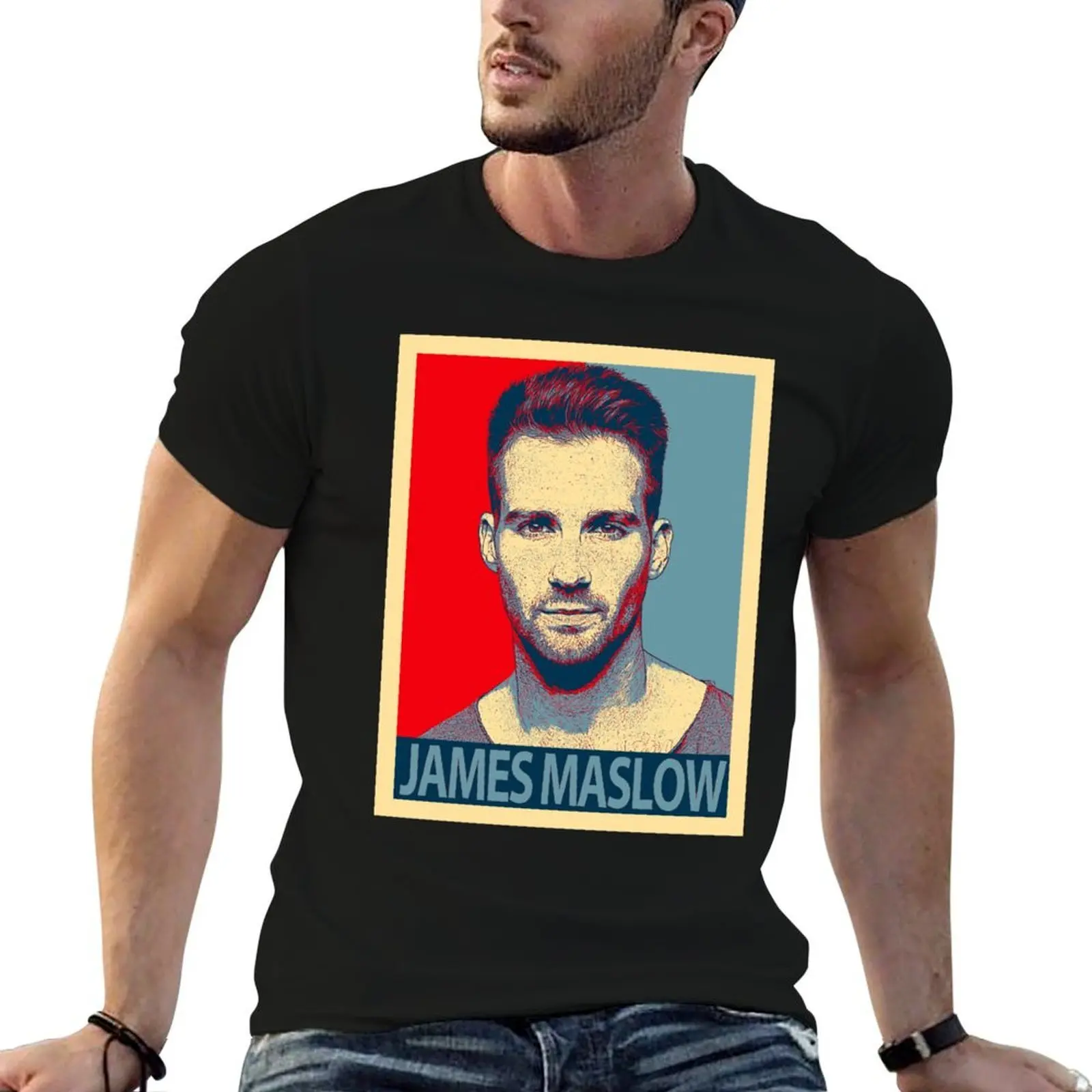 James Maslow T-Shirt korean fashion summer clothes mens fashion