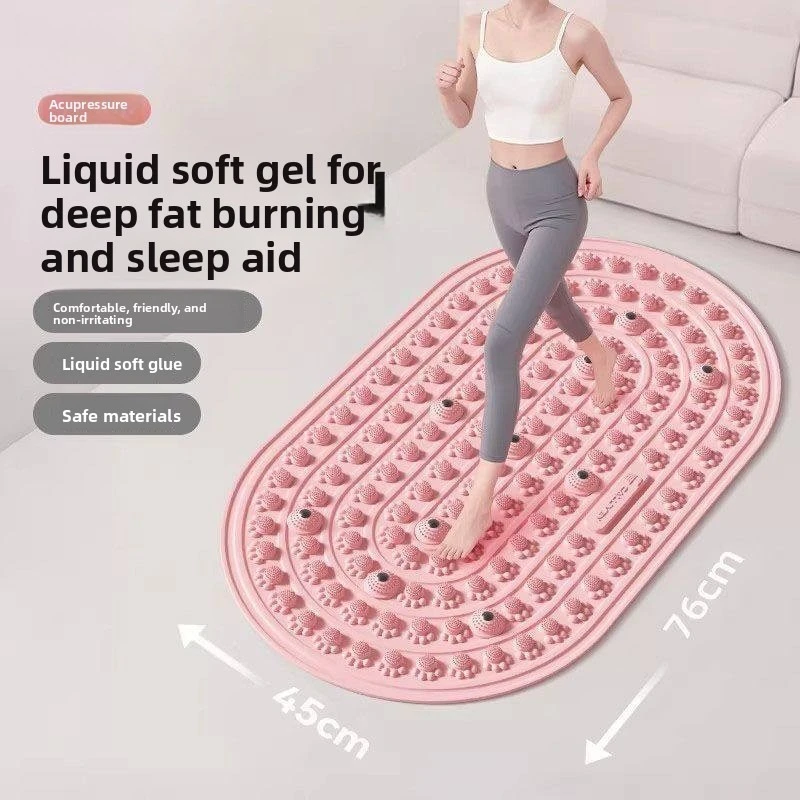 Foot Massage Pad Traditional Weight Loss Toe Press Plate Solid Ultra Slow Run Pedal Special Liquid Soft Silicone Finger Press