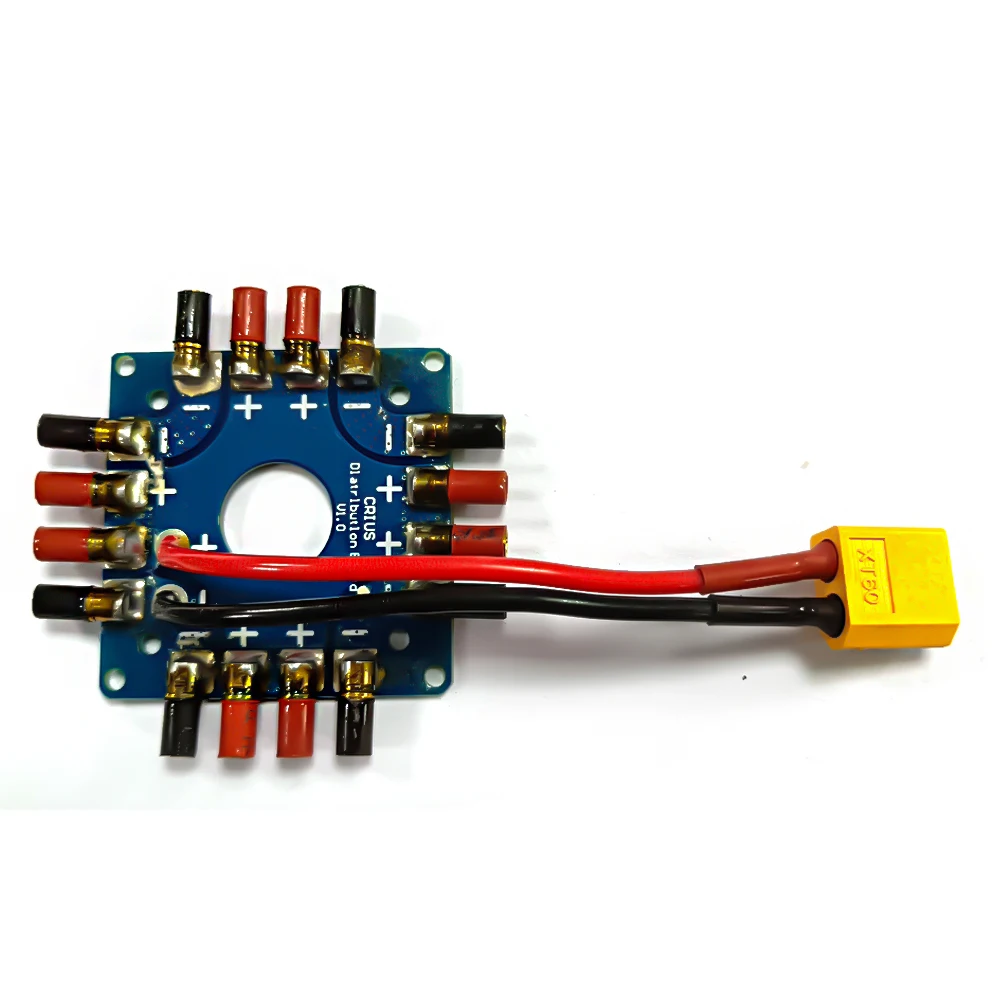 Waterproof ESC Distribution Board XT60 3.5mm Banana Connector for FPV Drone