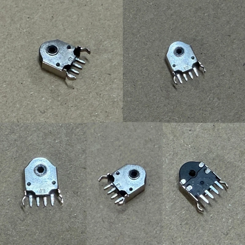 31BA Replacement Opt Mouse Wheel Encoding Part with Four Bottom Pin and Two Side Mounting Tab for DeathAdder V4Pro Repair