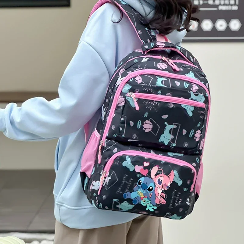 Lilo & Stitch Disney Women Large School Bag Student Backpack Girl Bookbag Bag Teenager Knapsack Schoolbag Rucksack Mochila