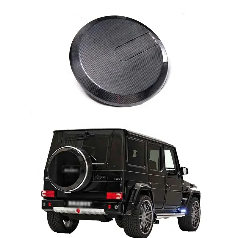 

Dry Carbon G-class W464 W463A Spare Tyre Cover For 2019~2023y G63 G65 G500 G550 G350 Spare Wheel Cover Body Kits Auto Parts