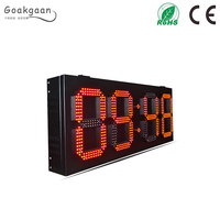 12-Inch Double-Sided LED Outdoor Digital Screen Oil Price Display Temperature Display Weatherproof Public Information System