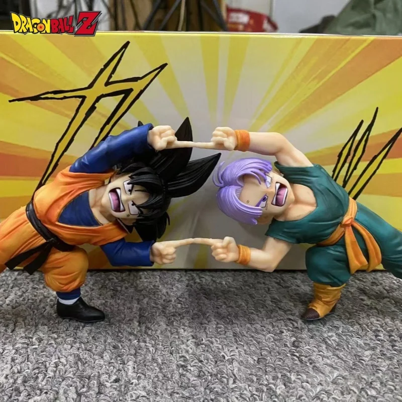 11cm Anime Dragon Ball Z Son Goten Figure Gotenks Trunks Combined Body Action Figures Pvc Statue Gifts Collection Model Toys