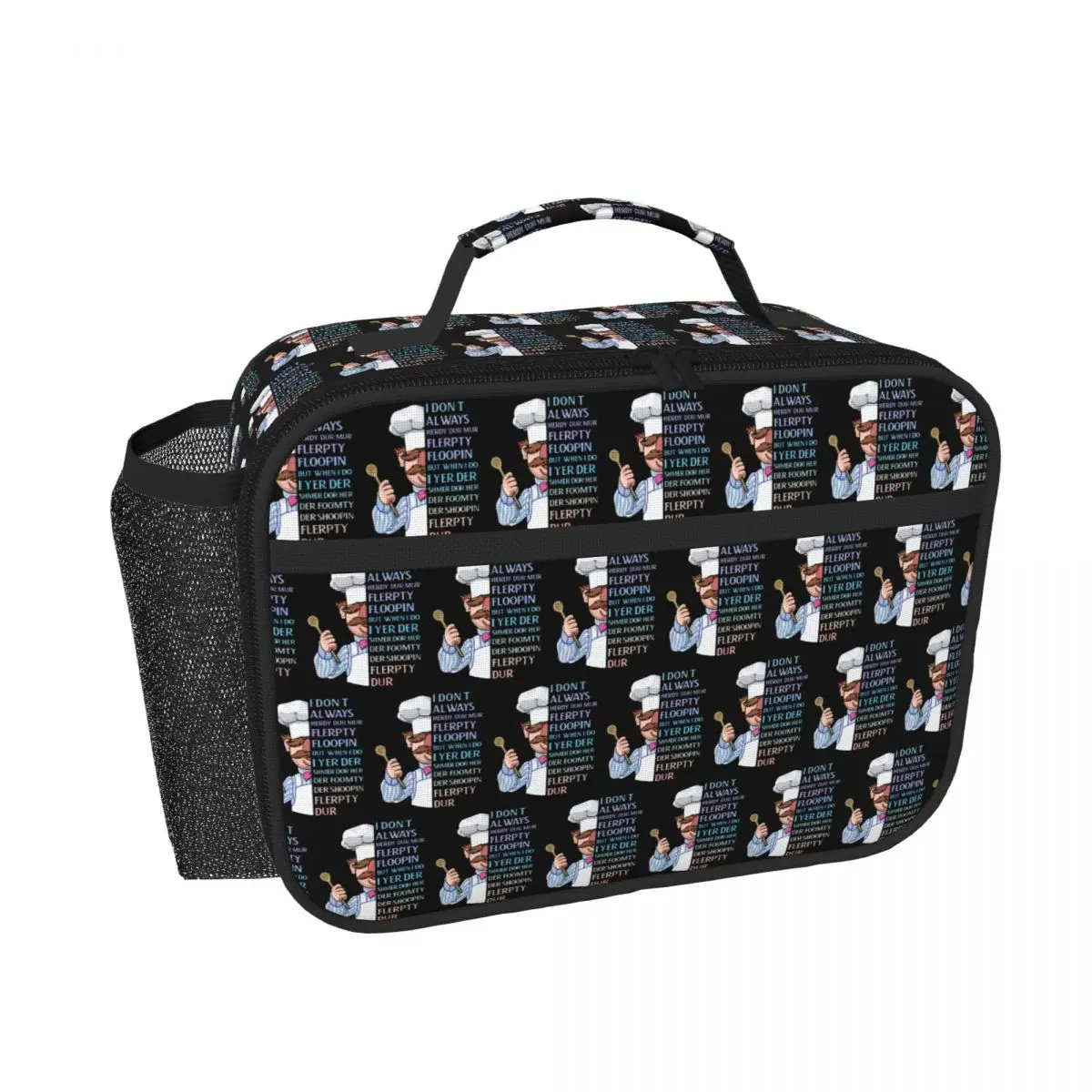 

The Swedish Chef - I Dont Always Herdy Dur Mur Insulated Lunch Bag for Women Children Portable Food Boxes Thermal Lunch Box Tote