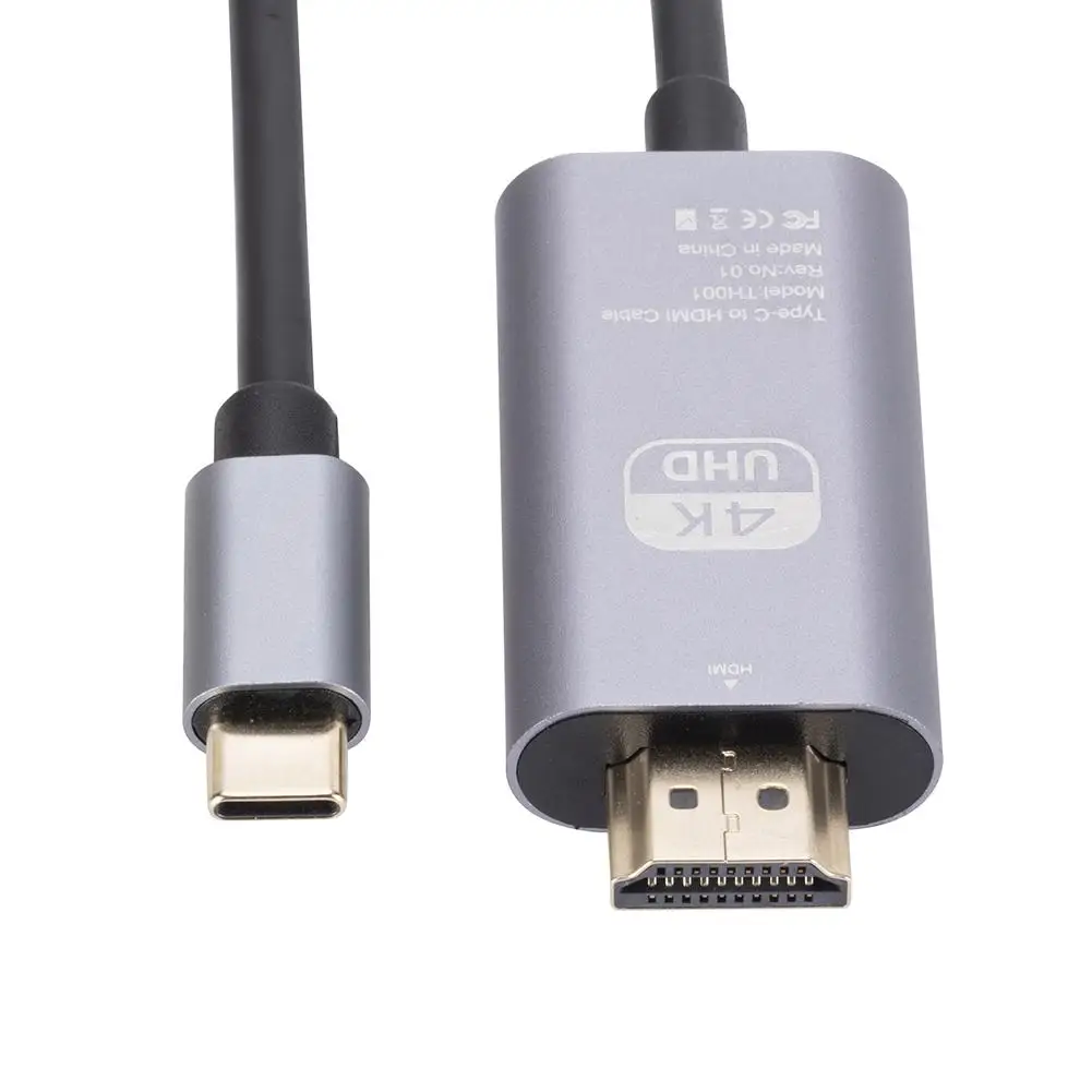 USB C To HDMI Cable 4K@60hz Type-C To HDMI Cable Ultra High Speed Adapter Cable For MacBook Pro Air IPad
