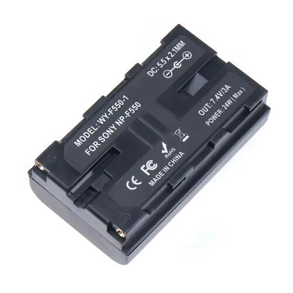 FOTGA Power Supply NP-F Dummy Battery DC Coupler Replacement of NP-F960/750/770/970 with DC input and DC output to DSLR Camera