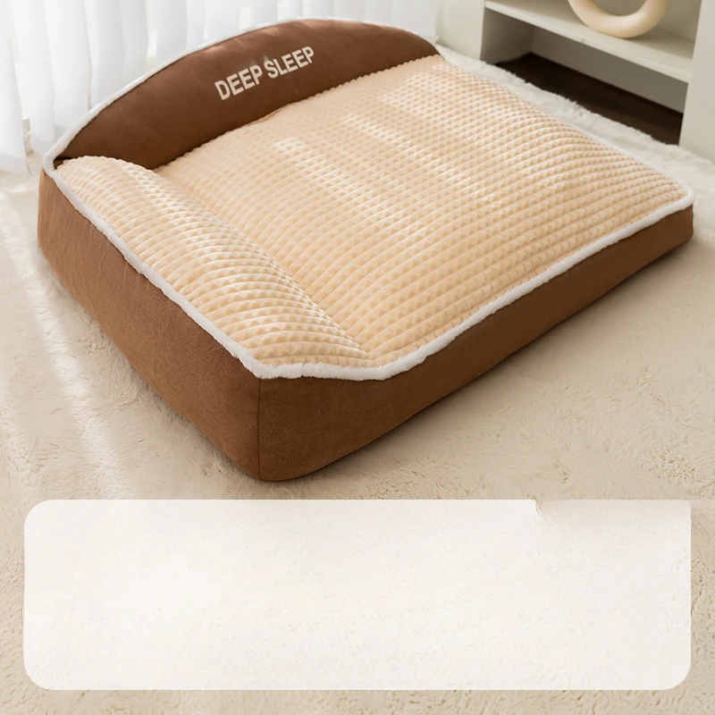 

#Kennel winter warm dog bed large dog golden retriever all seasons universal detachable and washable dog sofa autumn